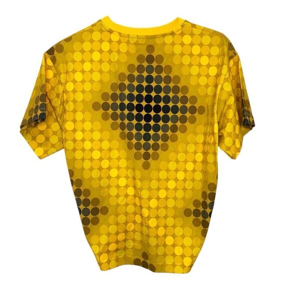 Paco Rabanne Cropped T-Shirt Yellow Dot Medium Ring Detail - Picture 5 of 9